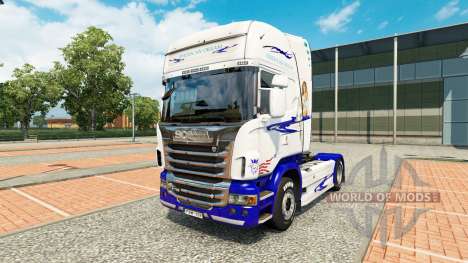 El Sueño americano de la piel para Scania camión para Euro Truck Simulator 2