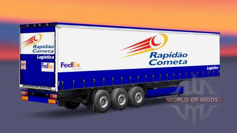 La piel Rapidao Cometa en el remolque para Euro Truck Simulator 2