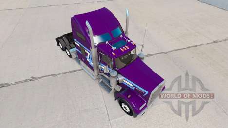 La piel Icono de Estilo en el camión Kenworth W9 para American Truck Simulator
