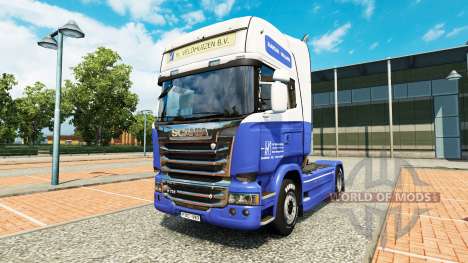 El H. Veldhuizen BV de la piel para Scania camió para Euro Truck Simulator 2