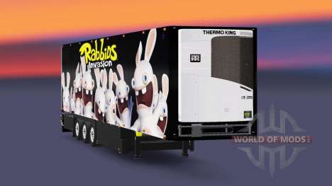 Semitrailer el refrigerador Schmitz Rabbids para Euro Truck Simulator 2