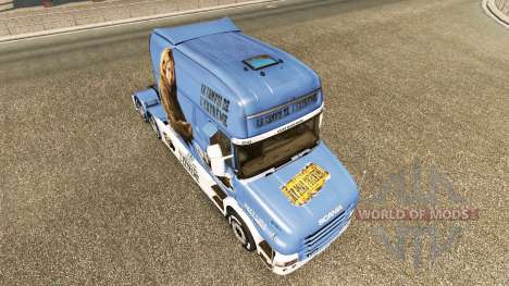 Piel Lisa Convoy de camiones Scania T para Euro Truck Simulator 2