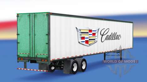 La piel Cadillac metal remolque para American Truck Simulator