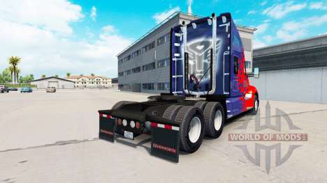 La piel de Optimus Prime camión Kenworth para American Truck Simulator