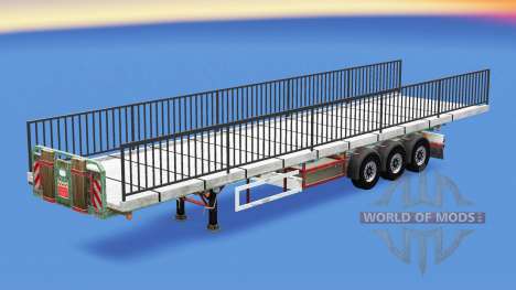 Semi-suelo con el peso del elemento puente para American Truck Simulator
