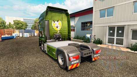El Skin de La Leche y efectiva for the tractor S para Euro Truck Simulator 2