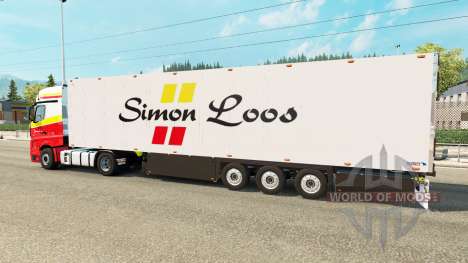 Semitrailer el refrigerador Schmitz Simon Loos para Euro Truck Simulator 2