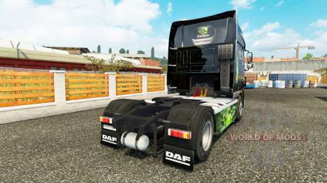 La piel de Nvidia para tractora DAF XF 105.510 para Euro Truck Simulator 2