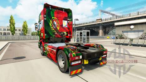 Скин Copa de Portugal 2014 на Scania Streamline para Euro Truck Simulator 2
