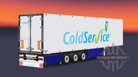 Semitrailer el refrigerador Schmitz Coldservice para Euro Truck Simulator 2