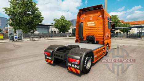 La J. Eckhardt Spedition piel para HOMBRE camión para Euro Truck Simulator 2