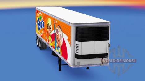 Fanta de la piel para la semi-refrigerados para American Truck Simulator