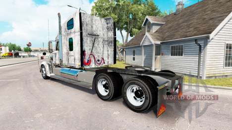 La piel Grunge Metal en el camión Freightliner C para American Truck Simulator