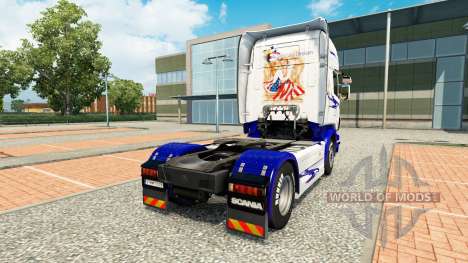 El Sueño americano de la piel para Scania camión para Euro Truck Simulator 2