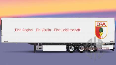 Semi-remolque Chereau, FC Augsburg para Euro Truck Simulator 2