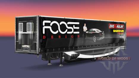 La piel de FOOSE en el remolque para Euro Truck Simulator 2