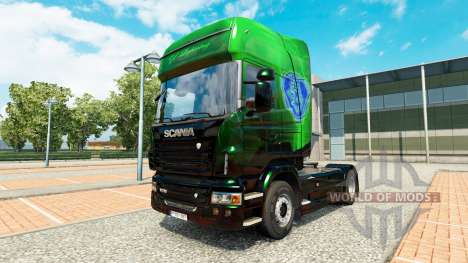 Exclusivo Metálico de la piel para Scania camión para Euro Truck Simulator 2
