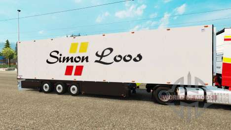 Semitrailer el refrigerador Schmitz Simon Loos para Euro Truck Simulator 2