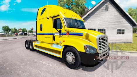 La piel en Penske camión Freightliner Cascadia para American Truck Simulator