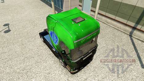 Exclusivo Metálico de la piel para Scania camión para Euro Truck Simulator 2