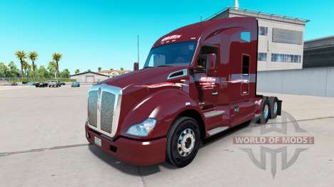 La Piel Millis Transferencia Inc. en el camión K para American Truck Simulator