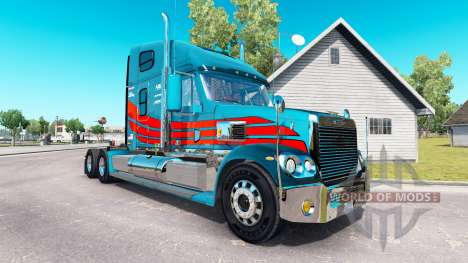 La piel en el camión Freightliner Coronado para American Truck Simulator