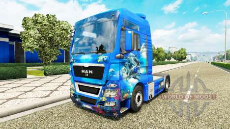 Océano de la piel para el HOMBRE camión para Euro Truck Simulator 2