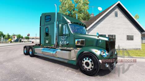 La piel de LDI en el camión Freightliner Coronad para American Truck Simulator
