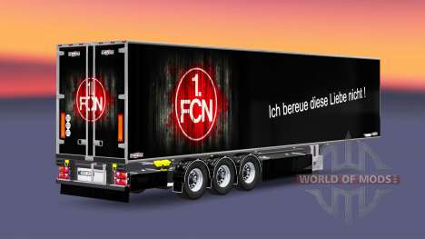 Semi-Remolque Chereau 1. FC Nurnberg para Euro Truck Simulator 2