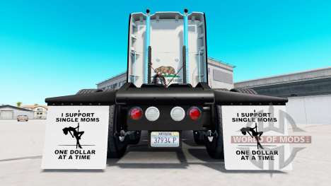 Guardabarros yo Apoyo a Madres Solteras v1.5 para American Truck Simulator