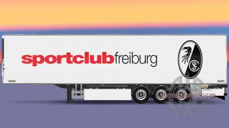 Semi-remolque Chereau, SC Freiburg para Euro Truck Simulator 2