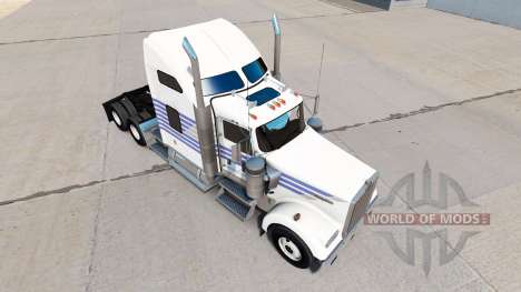 De la piel a Rayas Clásicas en el camión Kenwort para American Truck Simulator