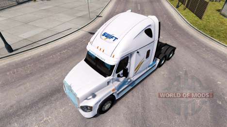 La piel de Swift en el tractor Freightliner Casc para American Truck Simulator