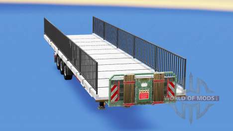Semi-suelo con el peso del elemento puente para American Truck Simulator