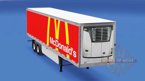 La piel de McDonalds en el trailer para American Truck Simulator
