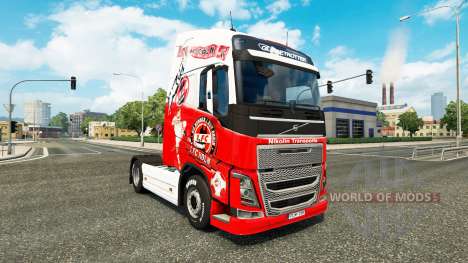 La piel de 1. FC Koln en Volvo trucks para Euro Truck Simulator 2