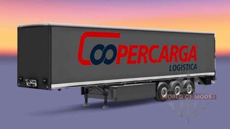 La piel Coopercarga Logística para semi-remolque para Euro Truck Simulator 2