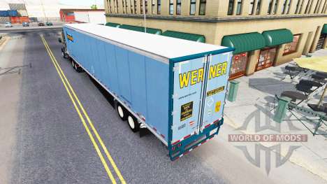 De metal semi-remolque para American Truck Simulator