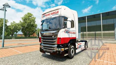 Coopercarga Logistica de la piel para Scania cam para Euro Truck Simulator 2