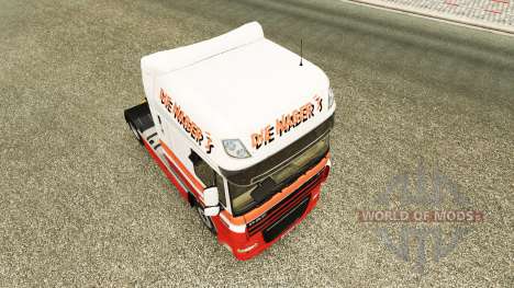 La Nabers skin for DAF truck para Euro Truck Simulator 2
