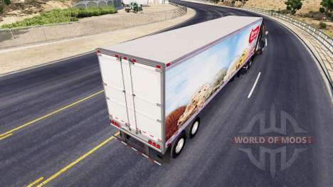 La piel Perrys Helado en el semirremolque-el ref para American Truck Simulator
