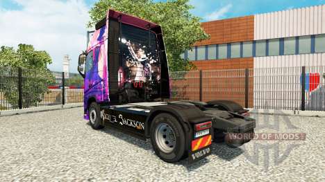Michael Jackson piel para camiones Volvo para Euro Truck Simulator 2