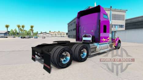 La piel de California Llamas en el camión Kenwor para American Truck Simulator