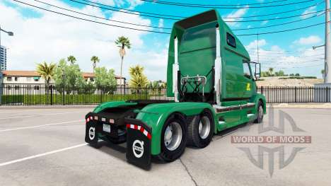 Скин ABF Freight System, Inc. на Volvo VNL 670 para American Truck Simulator