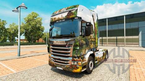 La piel del Parque Central de camiones Scania para Euro Truck Simulator 2