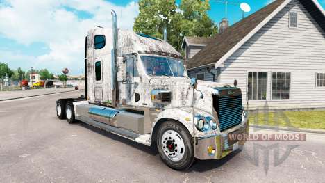 La piel Grunge Metal en el camión Freightliner C para American Truck Simulator