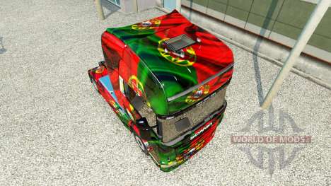 La piel de Copa de Portugal 2014 para Scania cam para Euro Truck Simulator 2