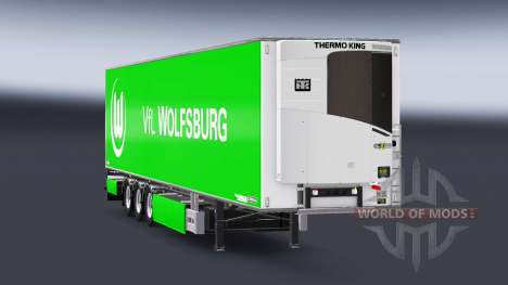 Semi-Remolque Chereau, VfL Wolfsburg para Euro Truck Simulator 2