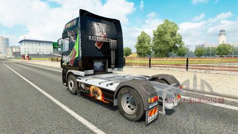 Implacable de la piel para DAF camión para Euro Truck Simulator 2