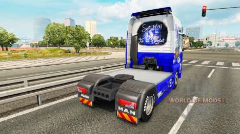 La piel FC Schalke 04 en el tractor HOMBRE para Euro Truck Simulator 2